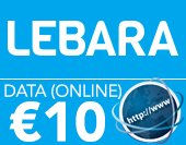 Lebara  1GB €10 (online) 