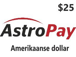 AstroPay  25 $ USD Amerikaanse dollar