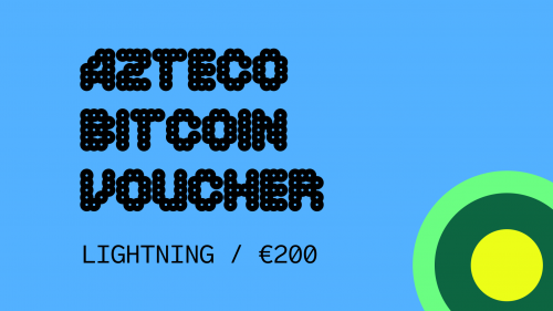 Azteco  €200 lightning voucher
