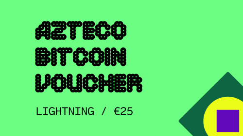 Azteco   €25 lightning voucher