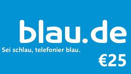 Blau.de €25