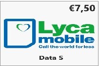 Lyca. Data  €7.5 NL