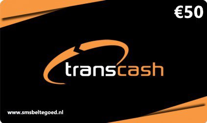 Transcash   €50 + € 4