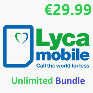 Lyca Unlimited Bundle €29.99