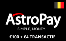 AstroPay €100 BE + €4 Transactie