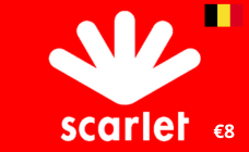 Scarlet BE €8