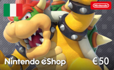 Nintendo eShop digital code €50 Italy