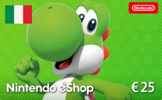 Nintendo eShop digital code €25 Italy