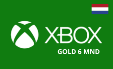 XBox Gold 6 maanden NL