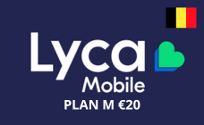 Lyca  Plan M €20 BE