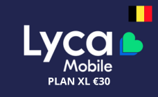 Lyca Plan XL €30 BE