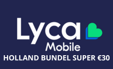 LYCA HOLLAND SUPER BUNDEL €30