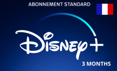 Disney France Plus 3 months subscription 