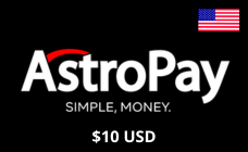 AstroPay  10 $ USD Amerikaanse dollar