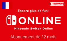 Nintendo Switch 12 months France